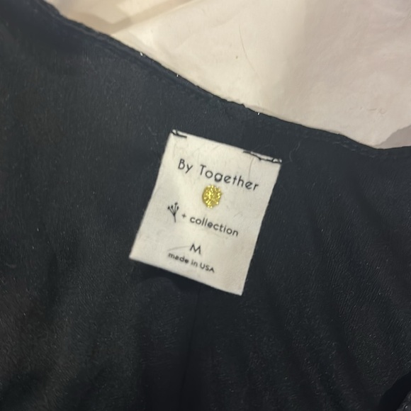 By Together Medium Sequin Dress Black Shift Holiday Party New Years wedding - Picture 7 of 9